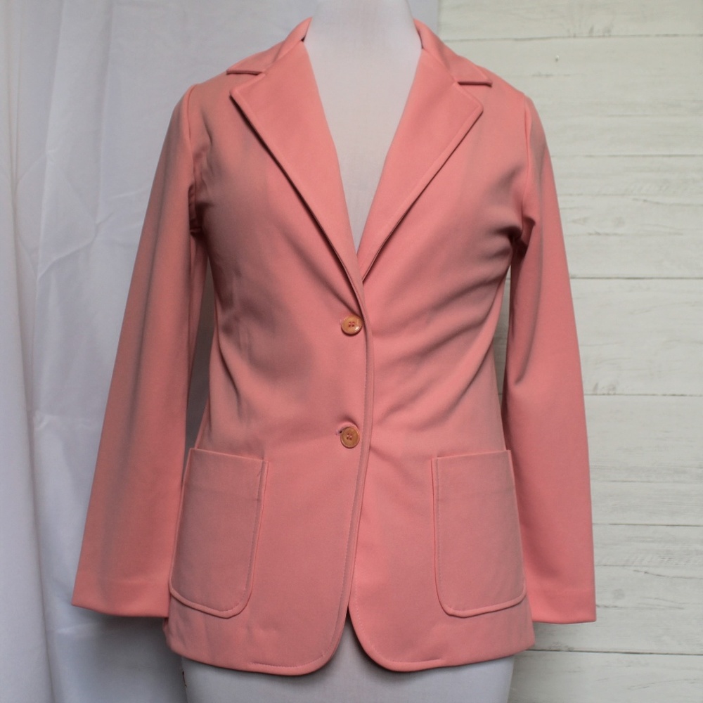 70s Vintage Pink Blazer